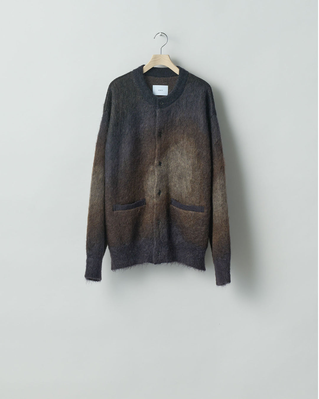 stein(シュタイン)の24SSコレクションGRADATION MOHAIR KNIT CARDIGANのCAMEL NAVY GRADATION sessionセッション福岡セレクトショップ  公式通販サイト