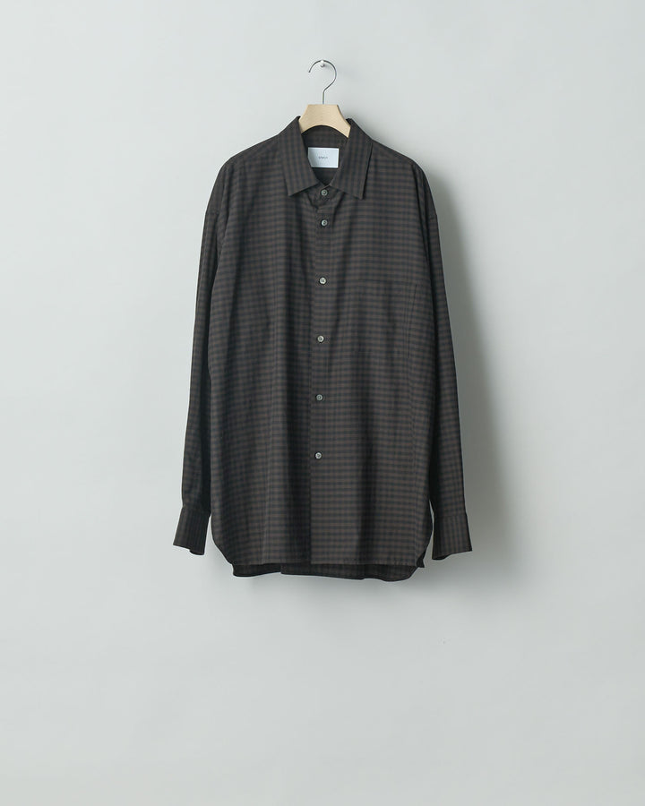 ssstein stein(シュタイン)の24SSコレクションOVERSIZED DOWN PAT SHIRTのGINGHAM(KHAKI)公式通販サイトsession福岡セレクトショップ