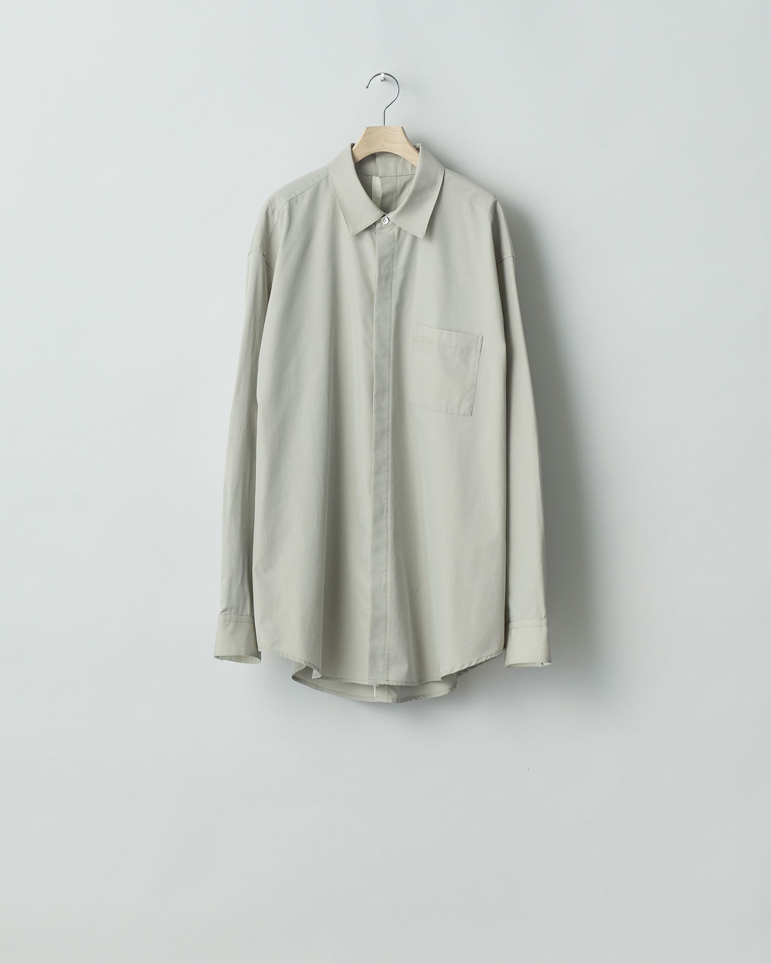 【stein】ssstein シュタインのOVERSIZED BACK BUTTONED SHIRT - GREIGE公式通販サイトsession福岡セレクトショップ