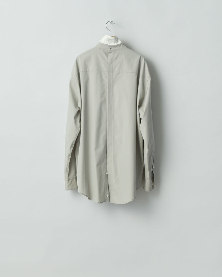 【stein】ssstein シュタインのOVERSIZED BACK BUTTONED SHIRT - GREIGE公式通販サイトsession福岡セレクトショップ
