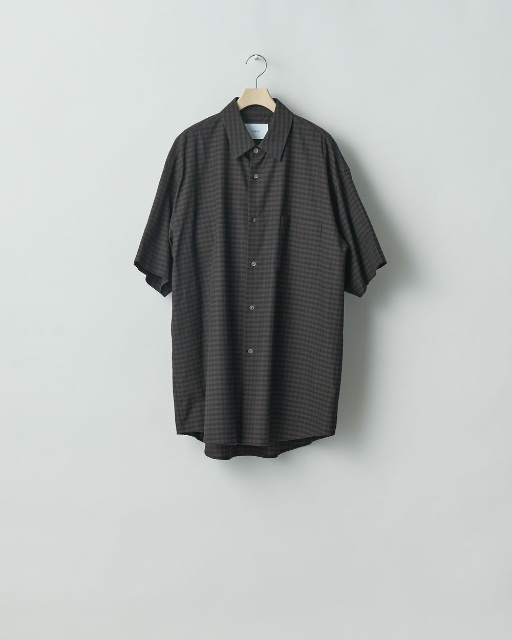 stein(シュタイン)の24SSコレクションOVERSIZED SS SHIRTのGINGHAM(KHAKI)