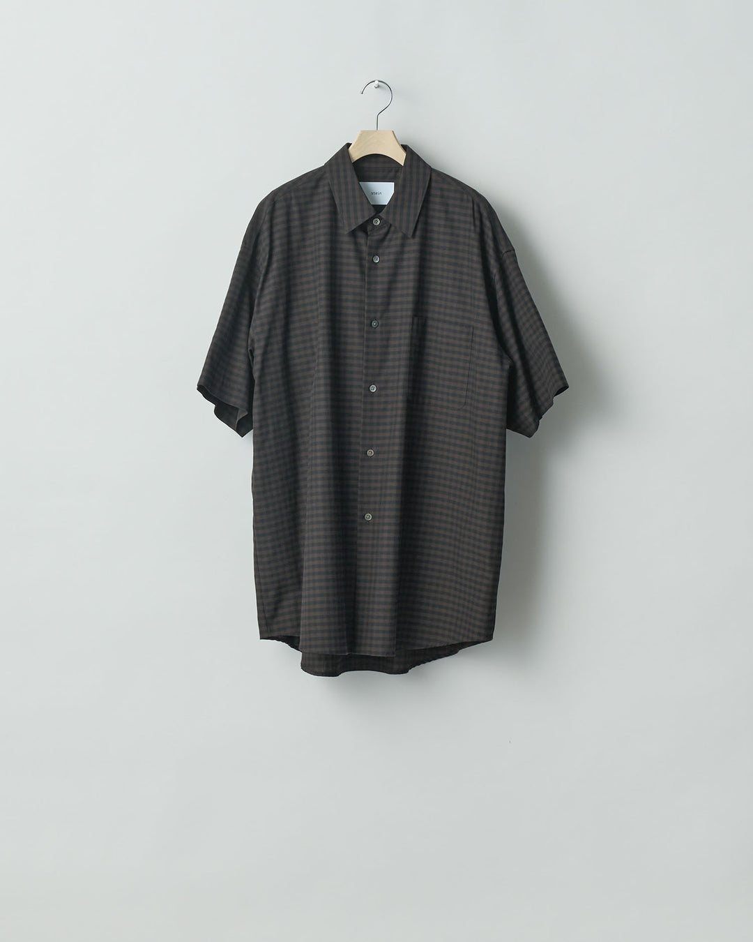 stein(シュタイン)の24SSコレクションOVERSIZED SS SHIRTのGINGHAM(KHAKI)