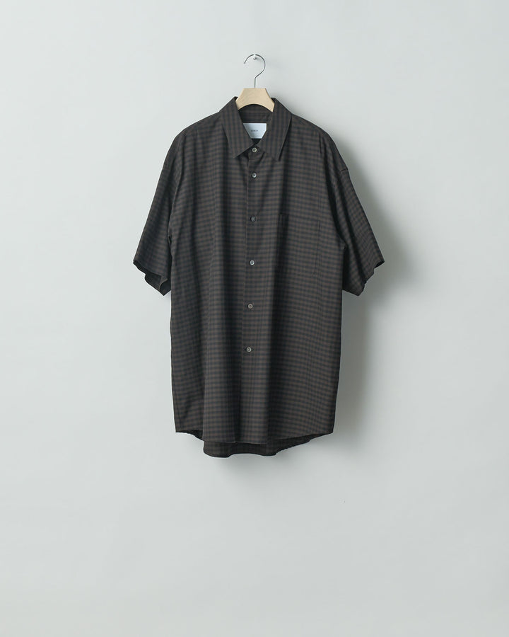 stein(シュタイン)の24SSコレクションOVERSIZED SS SHIRTのGINGHAM(KHAKI)