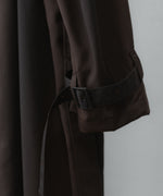画像をギャラリービューアに読み込む, 【SUBLATIONS】KIVULI PRINT LIGHT WEIGHT COAT - DARK BROWN
