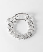 画像をギャラリービューアに読み込む, THE OBJECT ザ オブジェクトのHKG BRASS BRACELET RINGHOOK - SILVERの公式通販サイトsession福岡セレクトショップ
