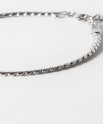 画像をギャラリービューアに読み込む, THE OBJECT ザ オブジェクトのPAR NARROW SNAKE BRACELET SILVERの公式通販サイトsession福岡セレクトショップ
