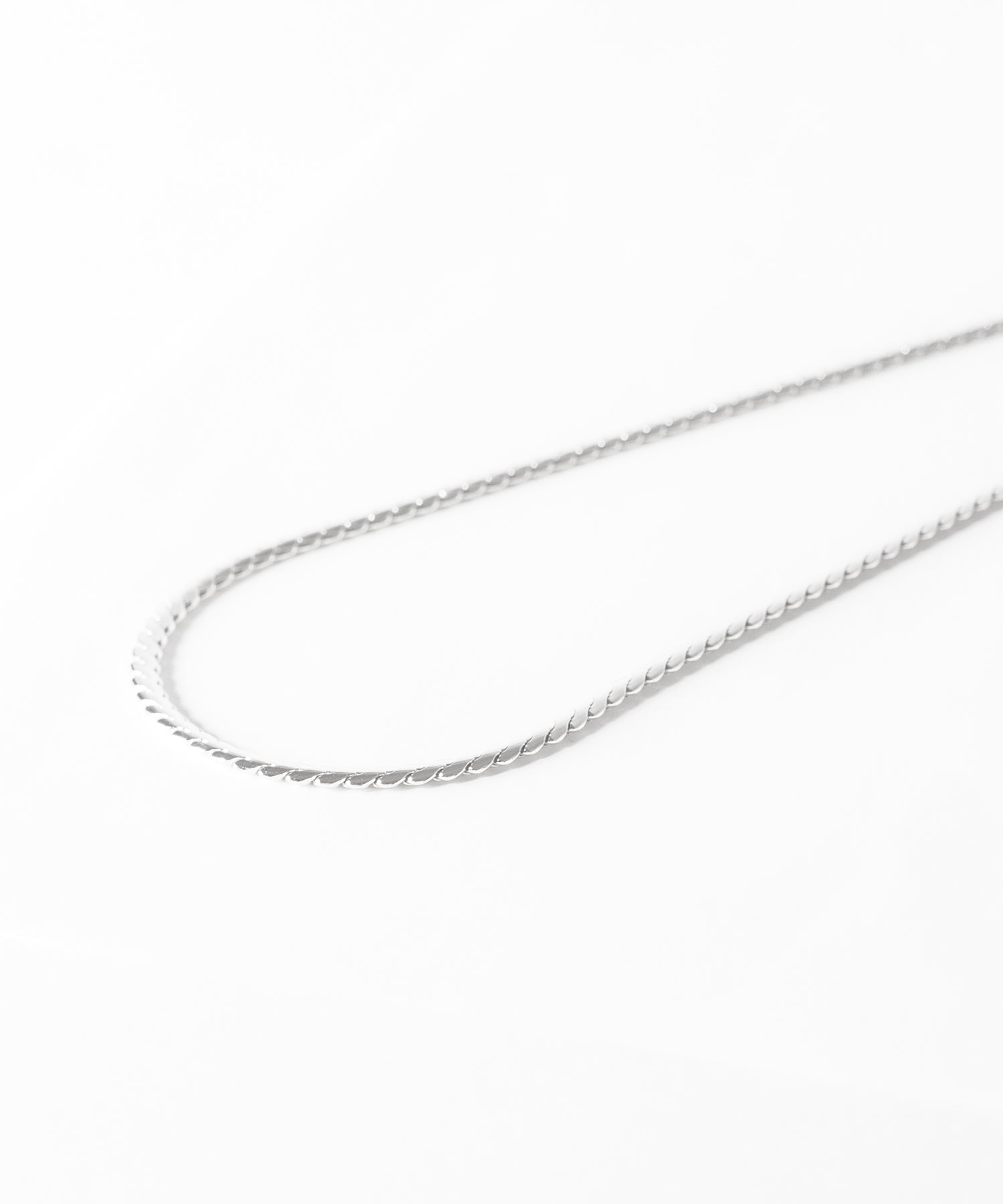 THE OBJECT ザ オブジェクトのPAR NARROW SNAKE NECKLACE - SILVERの公式通販サイトsession福岡セレクトショップ