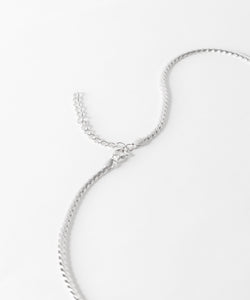 THE OBJECT ザ オブジェクトのPAR NARROW SNAKE NECKLACE - SILVERの公式通販サイトsession福岡セレクトショップ