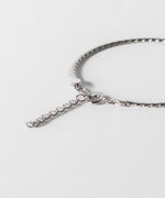 画像をギャラリービューアに読み込む, THE OBJECT ザ オブジェクトのPAR NARROW SNAKE BRACELET SILVERの公式通販サイトsession福岡セレクトショップ
