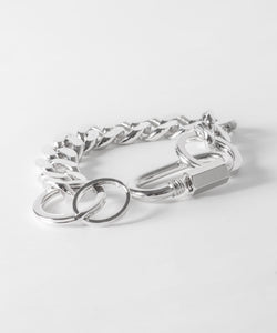 THE OBJECT ザ オブジェクトのHKG BRASS BRACELET RINGHOOK - SILVERの公式通販サイトsession福岡セレクトショップ