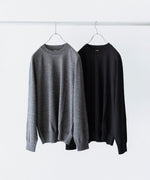 画像をギャラリービューアに読み込む, UMEDA ウメダニットの12GG CREW NECK PULLOVER - BLACKの公式通販サイトsession福岡セレクトショップ

