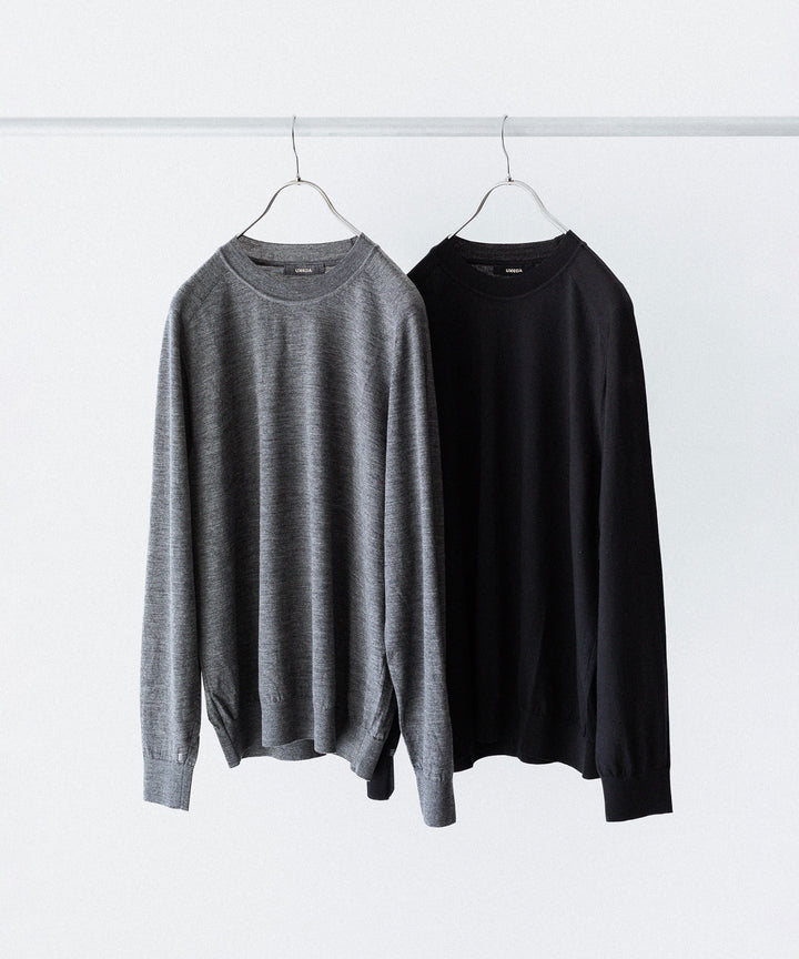 UMEDA ウメダニットの16GG CREW NECK PULLOVER - GREYの公式通販サイトsession福岡セレクトショップ