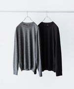 画像をギャラリービューアに読み込む, UMEDA ウメダニットの16GG CREW NECK PULLOVER - BLACKの公式通販サイトsession福岡セレクトショップ
