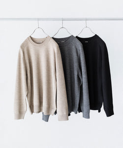 UMEDA / ウメダ】7GG CREW NECK PULLOVER - BLACK | 公式通販サイト