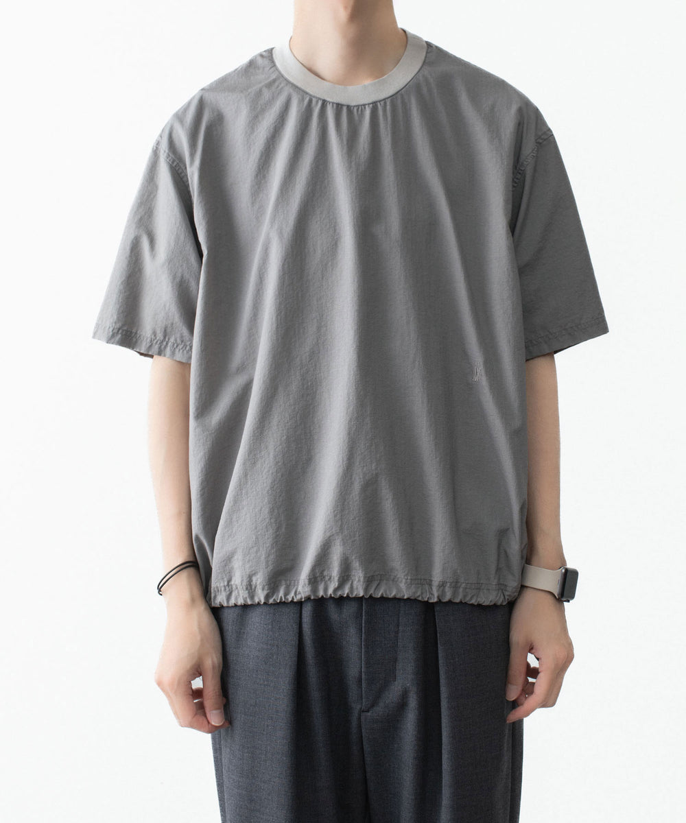 VEIN ヴェインのPIGMENT DYED NY RIP S/S PULLOVER - L.GRAYの公式通販サイトsession福岡セレクトショップ