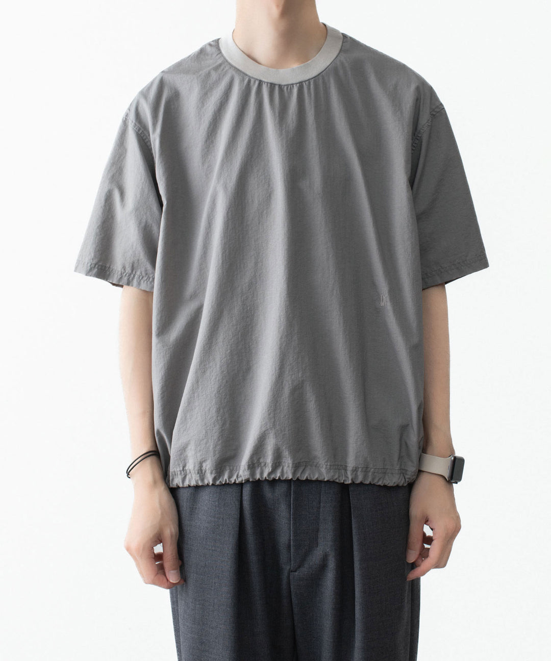 VEIN ヴェインのPIGMENT DYED NY RIP S/S PULLOVER - L.GRAYの公式通販サイトsession福岡セレクトショップ