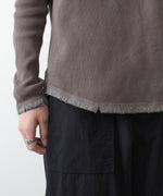 画像をギャラリービューアに読み込む, VEIN ヴェインの30//2 WAFFLE RAGLAN L/S TEE - KHAKI GRAYの公式通販サイトsession福岡セレクトショップ

