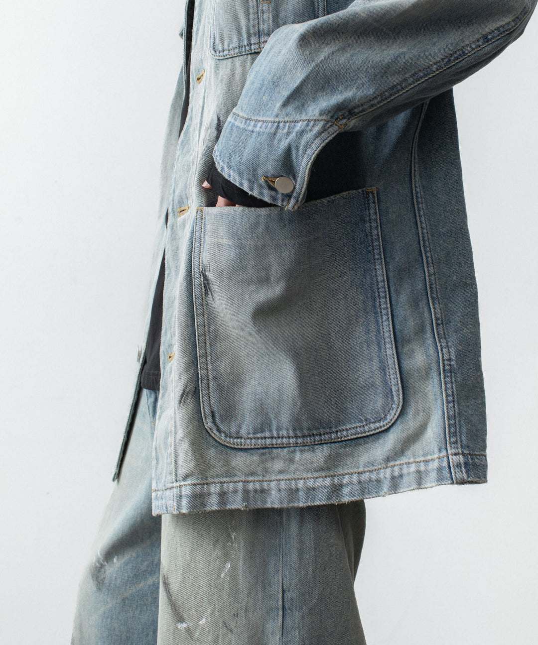 VEIN ヴェインの11OZ DENIM COVERALL JKT - L.NAVYの公式通販サイトsession福岡セレクトショップ