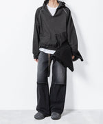 画像をギャラリービューアに読み込む, VEIN ヴェインのJUMBERCA TERRY COLD DYED SLIT HOODIE - GRAYの公式通販サイトsession福岡セレクトショップ
