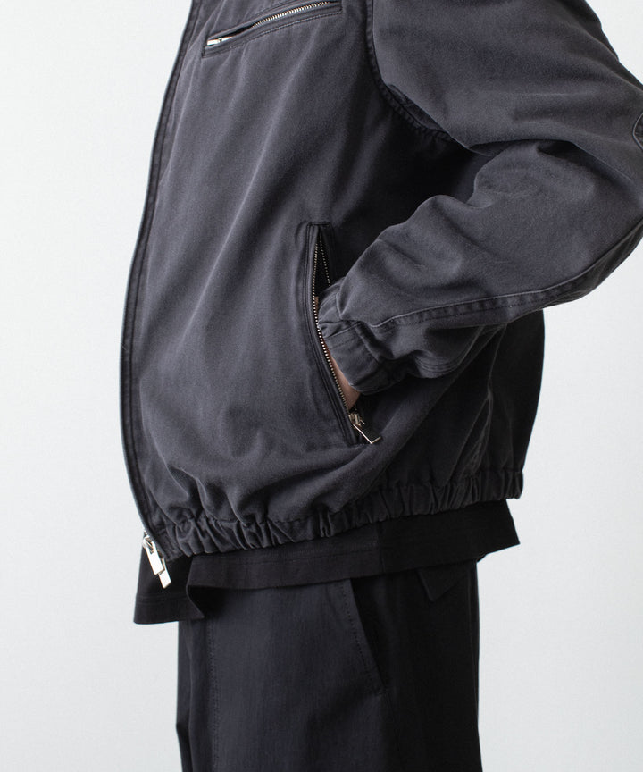 VEIN ヴェインのSULFUR DYED CHINO CLOTH WORK JKT - BLACKの公式通販サイトsession福岡セレクトショップ