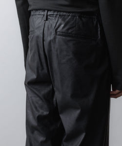 VEIN 】SYNTHETIC LEATHER 1TUCK TROUSERS - BLACK | 公式通販サイト