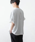 画像をギャラリービューアに読み込む, VEIN ヴェインの100/3 SUEDE JERSEY VESSEL S/S TEE - WHITEの公式通販サイトsession福岡セレクトショップ
