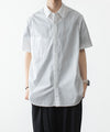 【 VEIN 】140/2 GIZA BROAD S/S SHIRT - WHITE