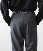 画像をギャラリービューアに読み込む, VEIN ヴェインの3/60 HIGH TWIST WOOL TRO EASY TROUSERS - D.GRAYの公式通販サイトsession福岡セレクトショップ
