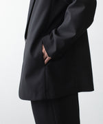 画像をギャラリービューアに読み込む, VEIN ヴェインの3/60 HIGH TWIST WOOL TRO OVER JKT - BLACKの公式通販サイトsession福岡セレクトショップ

