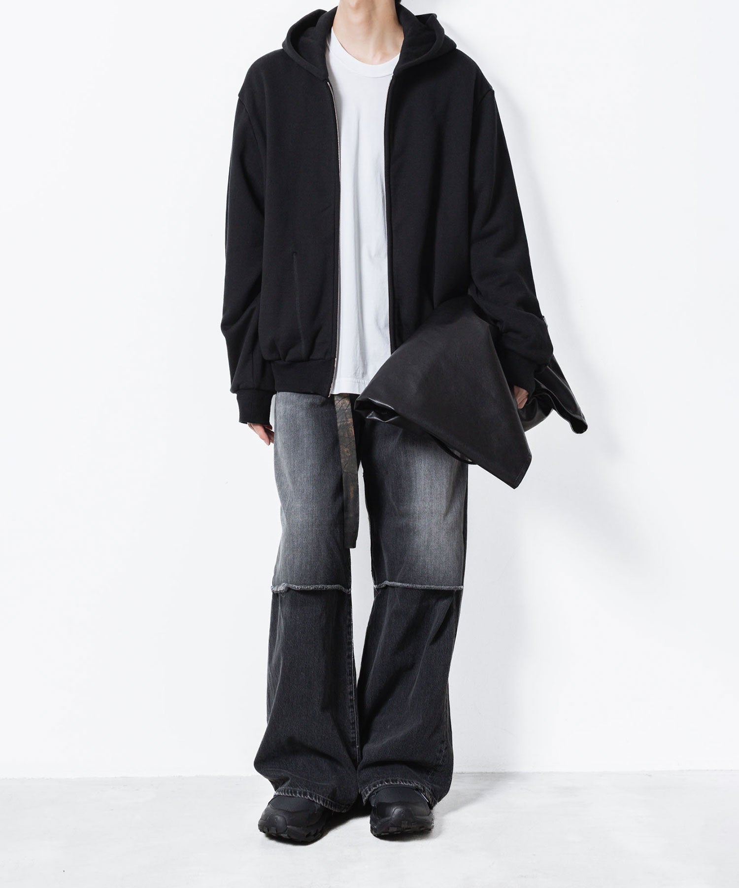 VEIN ヴェインのJUMBERCA TERRY ZIP UP HOODIE - BLACKの公式通販サイトsession福岡セレクトショップ