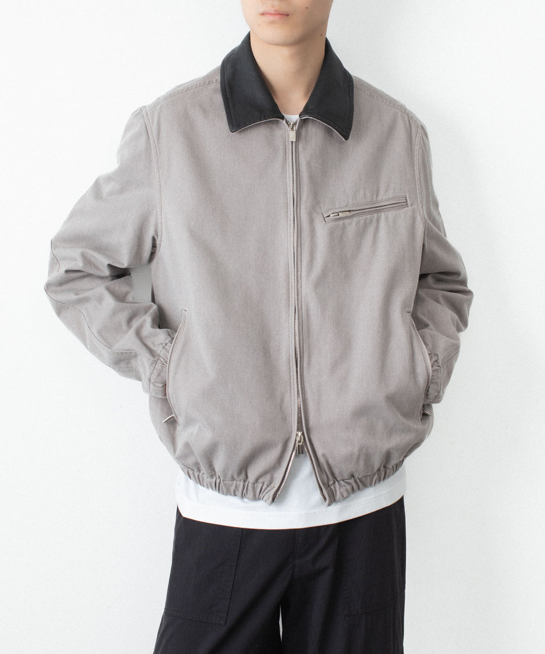VEIN ヴェインのSULFUR DYED CHINO CLOTH WORK JKT - KHAKI GRAYの公式通販サイトsession福岡セレクトショップ
