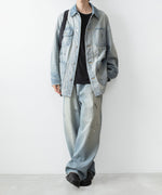 画像をギャラリービューアに読み込む, VEIN ヴェインの11OZ DENIM COVERALL JKT - L.NAVYの公式通販サイトsession福岡セレクトショップ

