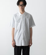 画像をギャラリービューアに読み込む, VEIN ヴェインの140/2 GIZA BROAD S/S SHIRT - WHITEの公式通販サイトsession福岡セレクトショップ
