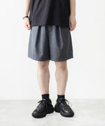 画像をギャラリービューアに読み込む, VEIN ヴェインの3/60 HIGH TWIST WOOL TRO EASY SHORTS - D.GRAYの公式通販サイトsession福岡セレクトショップ

