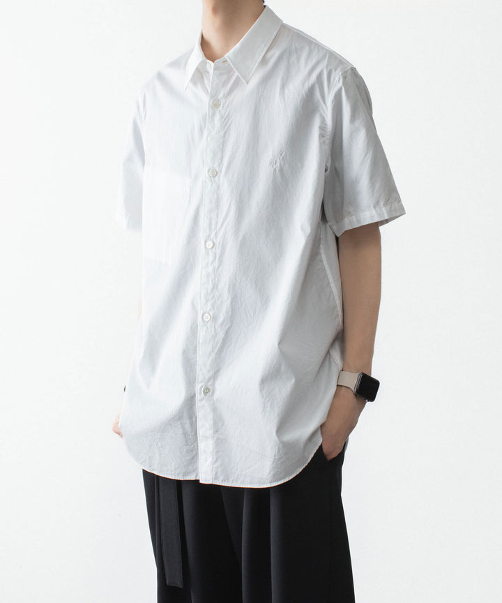 VEIN ヴェインの140/2 GIZA BROAD S/S SHIRT - WHITEの公式通販サイトsession福岡セレクトショップ