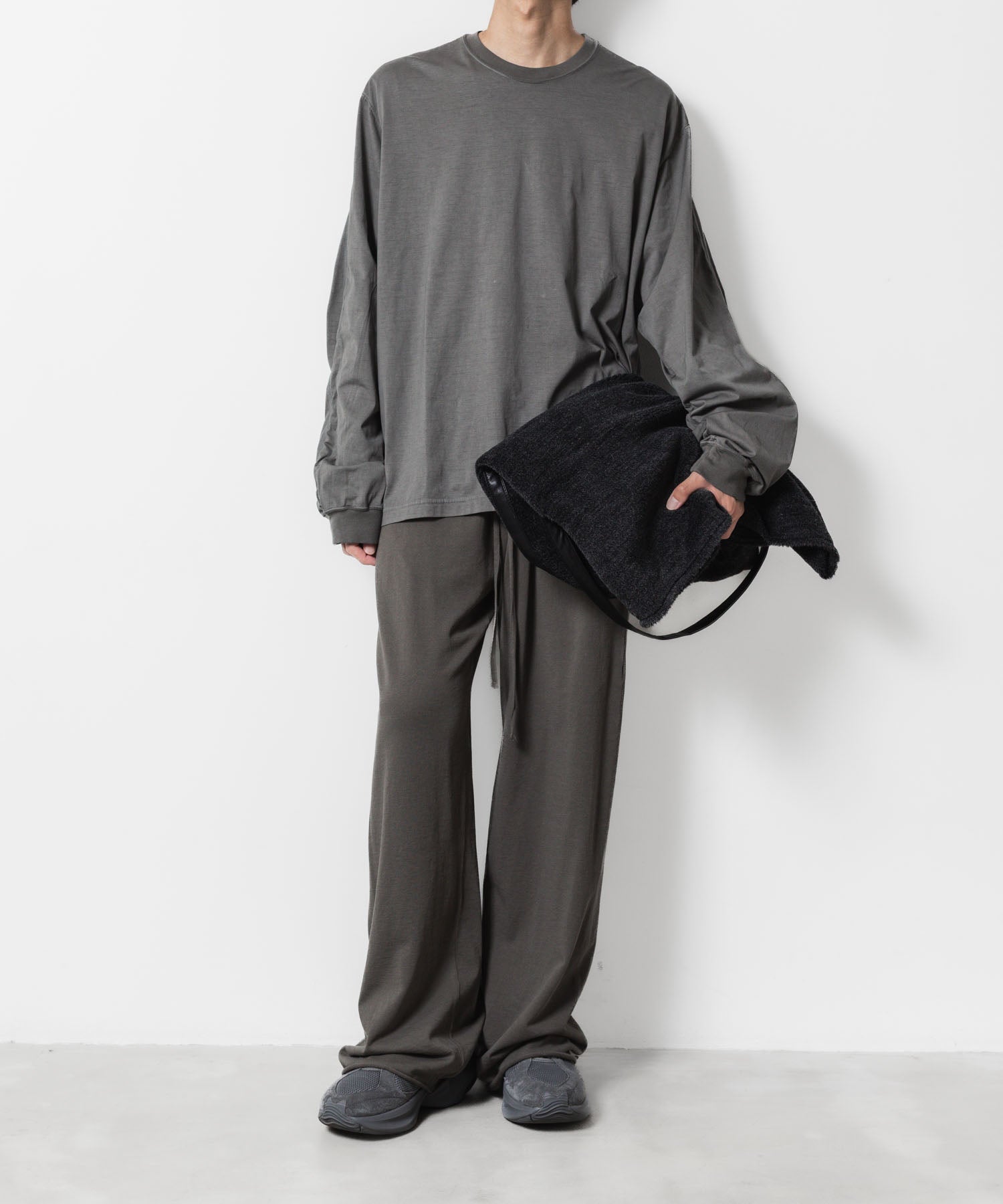 VEIN ヴェインのFINE TERRY EASY WIDE TROUSERS - GRAYの公式通販サイトsession福岡セレクトショップ