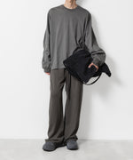画像をギャラリービューアに読み込む, VEIN ヴェインのFINE TERRY EASY WIDE TROUSERS - GRAYの公式通販サイトsession福岡セレクトショップ
