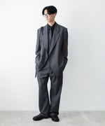 画像をギャラリービューアに読み込む, VEIN ヴェインの3/60 HIGH TWIST WOOL TRO EASY TROUSERS - D.GRAYの公式通販サイトsession福岡セレクトショップ
