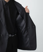 画像をギャラリービューアに読み込む, VEIN ヴェインの3/60 HIGH TWIST WOOL TRO OVER JKT - BLACKの公式通販サイトsession福岡セレクトショップ
