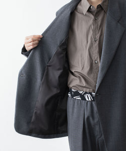 VEIN 】3/60 HIGH TWIST WOOL TRO OVER JKT - D.GRAY | 公式通販サイト