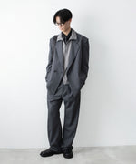 画像をギャラリービューアに読み込む, VEIN ヴェインの3/60 HIGH TWIST WOOL TRO EASY TROUSERS - D.GRAYの公式通販サイトsession福岡セレクトショップ
