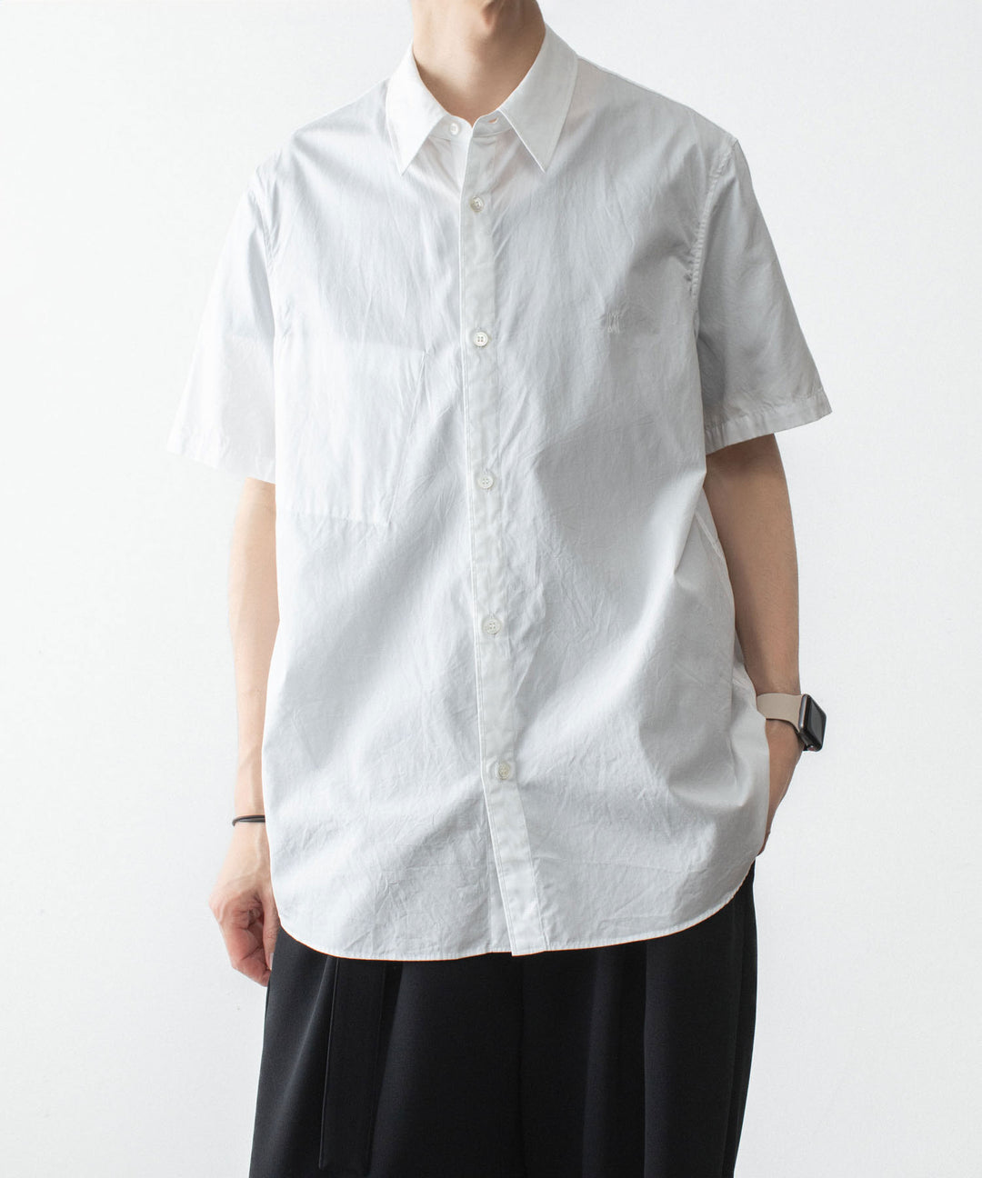 VEIN ヴェインの140/2 GIZA BROAD S/S SHIRT - WHITEの公式通販サイトsession福岡セレクトショップ