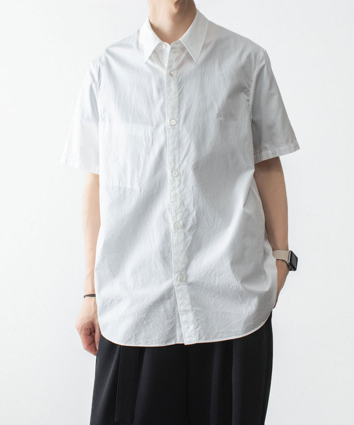 VEIN ヴェインの140/2 GIZA BROAD S/S SHIRT - WHITEの公式通販サイトsession福岡セレクトショップ