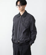 画像をギャラリービューアに読み込む, VEIN ヴェインのSULFUR DYED CHINO CLOTH WORK JKT - BLACKの公式通販サイトsession福岡セレクトショップ

