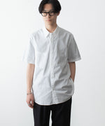 画像をギャラリービューアに読み込む, VEIN ヴェインの140/2 GIZA BROAD S/S SHIRT - WHITEの公式通販サイトsession福岡セレクトショップ
