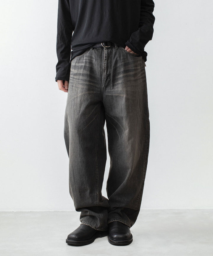 VEIN ヴェインの11OZ DENIM BAGGY JEANS - BLACKの公式通販サイトsession福岡セレクトショップ
