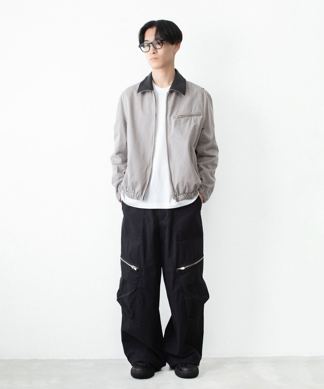 VEIN ヴェインのSULFUR DYED CHINO CLOTH WORK JKT - KHAKI GRAYの公式通販サイトsession福岡セレクトショップ