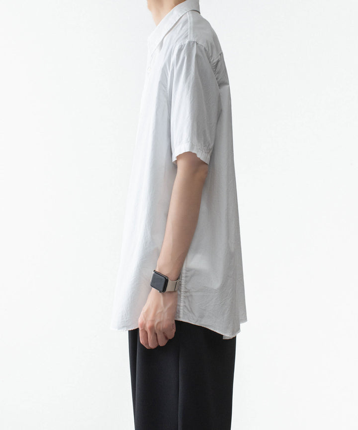 VEIN ヴェインの140/2 GIZA BROAD S/S SHIRT - WHITEの公式通販サイトsession福岡セレクトショップ