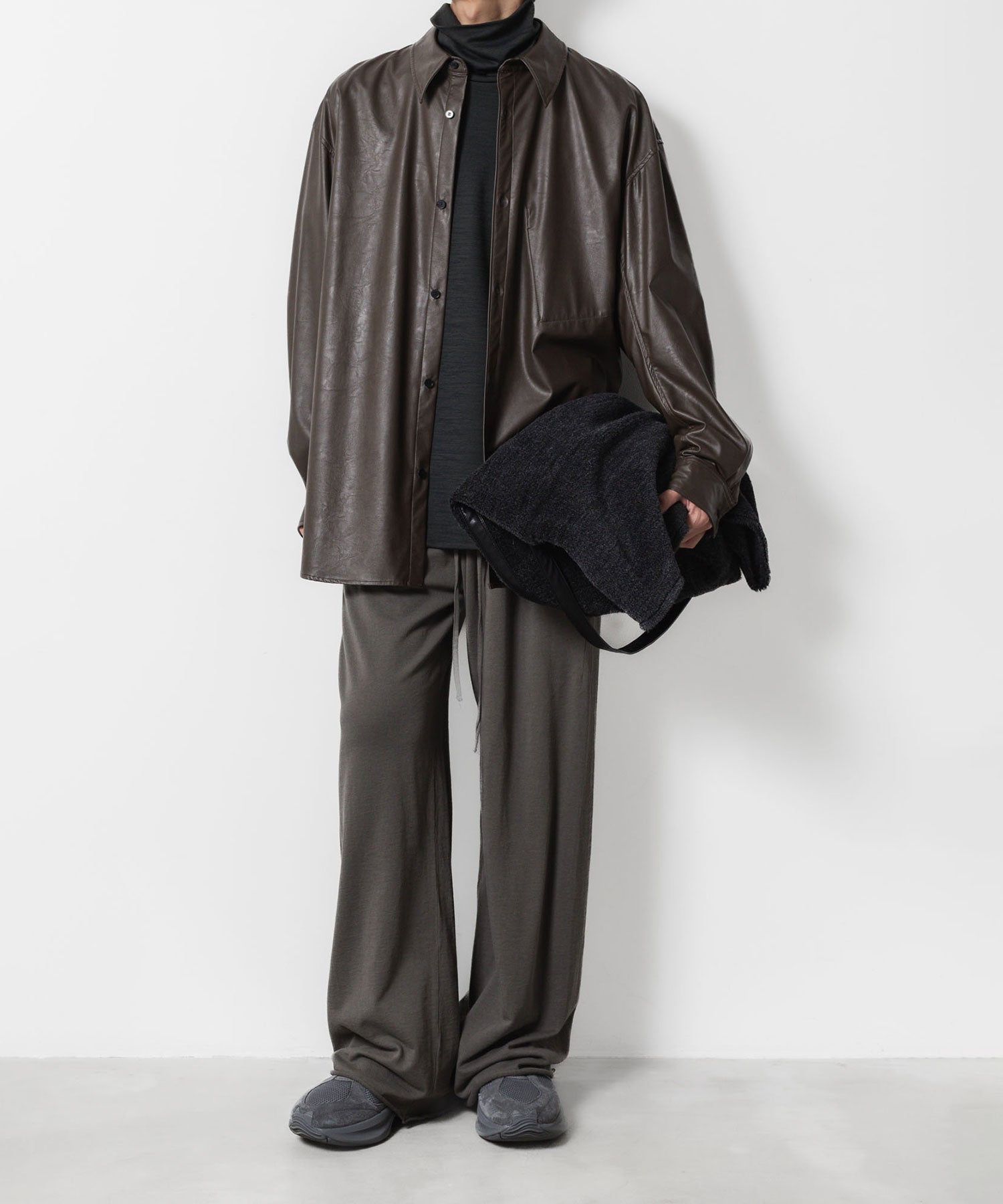 VEIN ヴェインのFINE TERRY EASY WIDE TROUSERS - GRAYの公式通販サイトsession福岡セレクトショップ
