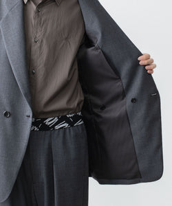 VEIN 】3/60 HIGH TWIST WOOL TRO OVER JKT - D.GRAY | 公式通販サイト